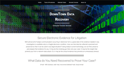Desktop Screenshot of dtdatarecovery.com